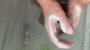 Asian teen worships stepdad's huge black cock