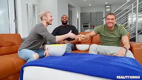 Brunette In Glasses Bares Pussy To Ride A Hard Dick On Couch - Aften Opal And Xander Corvus