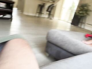Super Lascivious Step Sis Makes Step Bro CUM three TIMES ~ two Cumshots & A Creampie ~ Violet Gems