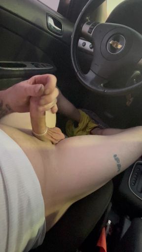 Public condom Sam's parking lot masturbation