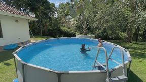 BEHIND THE SCENES RECORDING IN THE POOL PART 1