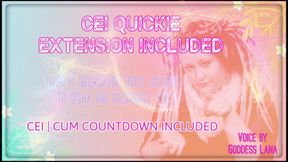 AUDIO ONLY - CEI quickie extension included enhanced audio