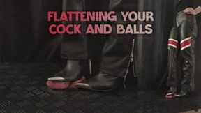 Flattening Your Cock and Balls with my Metal High Heels (Double Close Version) - TamyStarly - Cock Balls Crush Trample, Shoejob, CBT, Trampling, Bootjob, Stomping