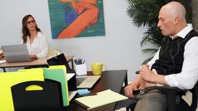 ”BRAZZERS Cherie Deville banged by BF's lazy butt son!”