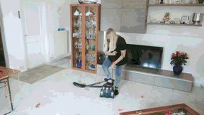 She starts cleaning AVI