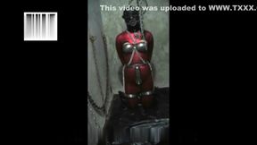 Incredible Adult Video Slave Cage Exclusive Uncut