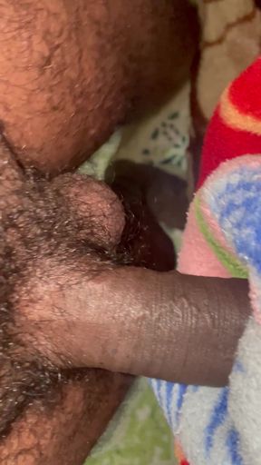 India desi gay black cock with bottle playing   Clip 1