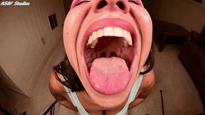 Mia is ready to show your mouth, so deep - MOV