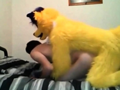 Skinny Twink Fucked By Mascot