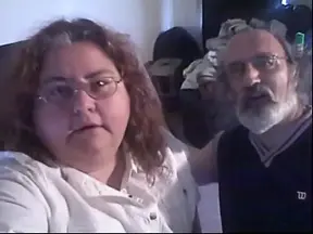 Older man gets a lap dance from a sexy nurse in her uniform