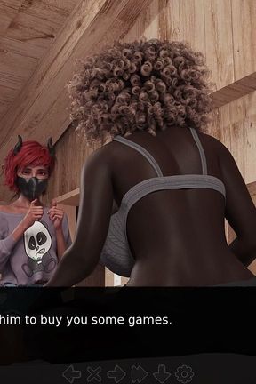 Adored by the Devil 14 - Charlie Kisses Nina's Lips and Neck and Presses Her Boobs