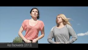 June Diane Raphael is ready for pissing outdoors with her friend