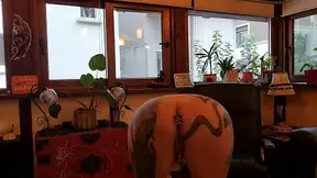 Melissa Johnson striptease in Tight Jeans and Butt Plug