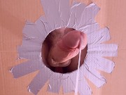 POV. Glory hole. REUPLOAD (SOUND FIXED)