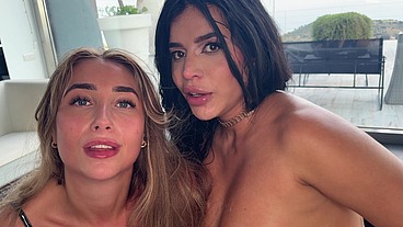 Lily Phillips, Maximo Garcia And Sara Retali - Savage Pornstar Threesome In Barcelona
