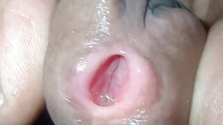 Hot guy strokes his cock before intense blowjob