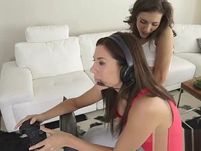 Naughty lesbians Shyla Jennings and Ruby Sparx