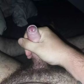 Masterbating with nice cum shot