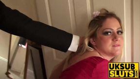 UKSubSluts.com - Girlfriends daughter Leah Lixx's tight ass pounding with