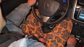 A double blowjob in my friend's car DIRTY MORBID GIRLS