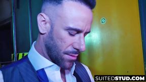 Gustavo Cruz licks then rams Ricky Hard's pink hole deep