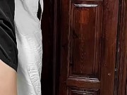 Porno maroc 🔥 سكس مغربي ساخن مولات جلابة حويتها قدام باب دار