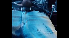 Skinny Young 18+ Man Finds Pleasure Cuming At Work In Dirty Underwear