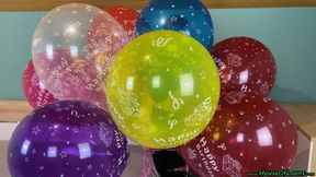 sexy popping helium bouquet of crystal U16 HB balloons