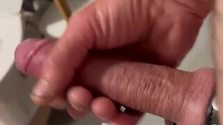 Isaac hunt tugging bwc with cockring and ball stretcher