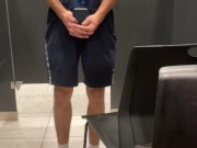 Cute latino twink flexing his body and dick