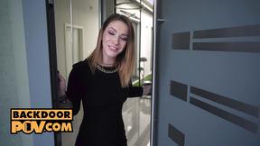 ”POV - Neighborhood milf Sata Jones in fuck threesome”