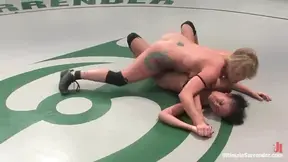 Hot Fight Scene: Adrianna Nicole Dominates Annie Cruz in Ultimate Surrender Action