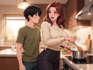 The stepson came back from university and this chab had a great time with his stepmom