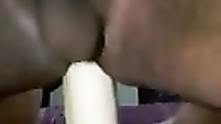 sri lankan guy going knuckle deep large cucmber