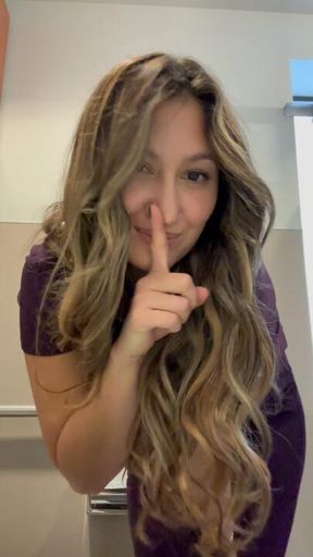 Shhhh I was so horny at work for my latex gloves 🧤🦷🪥 ♥️🥵