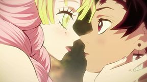 Love Hashira: Big Dick Creampie and Big Booty Doggy Style