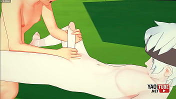 Boruto Yaoi - Boruto x Mitsuki Handjob and blowjob - Anime Manga Asian Japanese Game Gay Porn