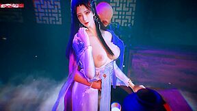 Car Toon In Virtual Goddess: Booty And Bliss- 3d Animation Hentai