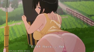 Summertime pussy fucking with busty sex bomb in hentai game