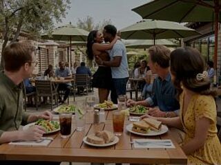 Hotwife Shares Her Bull, EP 7: Jessica surprises her spouse and her lover-to-be ( AI Generated )