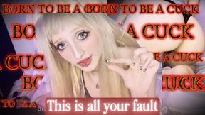 All your fault - Cuckold Fantasy - Cheating GF has a side dick