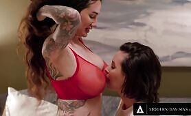 PAWG Lesbian Couple IS CRAVING EX-BOYFRIEND'S DICK! THEY HAD AN FFM 3-WAY!