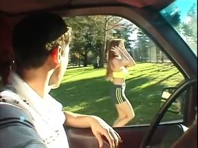 Busty Red Headed Cougar Picked up While Jogging