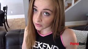 Skinny Danni Rivers Blows Taboo Client for Signature