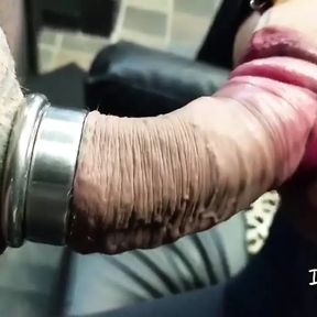 Horny Queen Dea Hungry for Huge Cock in Passionate Blowjob...