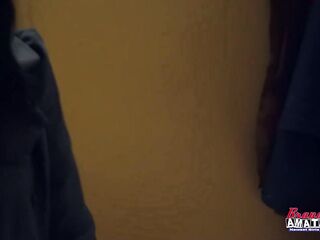 Skylar Small Brunette hair Sloppy Deepthroat Then Hard Pounding!