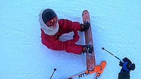 Taught Her How To Snowboard And Then Rewarded Her With A Creampie