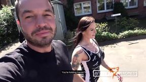 Milf Julia Exclusiv gets dicked down in PUBLIC! Wolf Wagner Casting