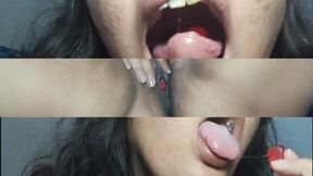 Gummy bear needs pussy flavor- Vore gummy bear and Hairy Pussy Play