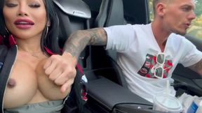 Chris Diamond's huge cock pounds Asian vixen CJ Miles' tight pussy